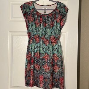 Multicolor dress, Size medium, Never worn.